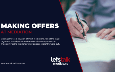 Making offers at mediation